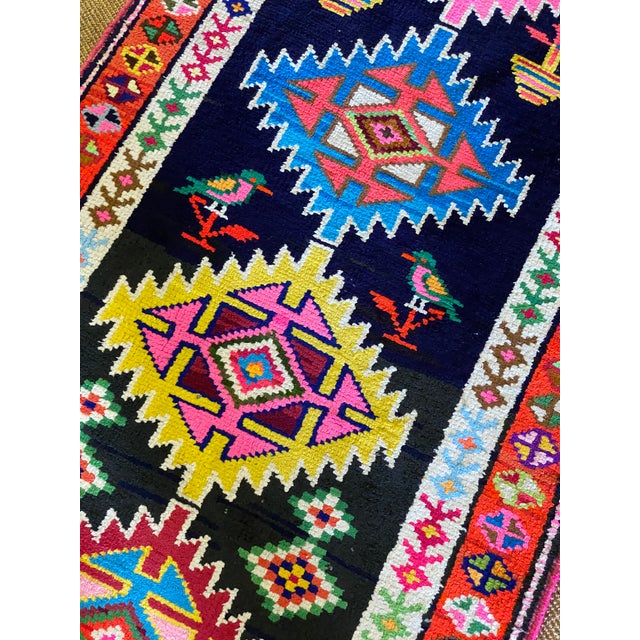 Vintage Kurdistan Colorful Rug | Chairish