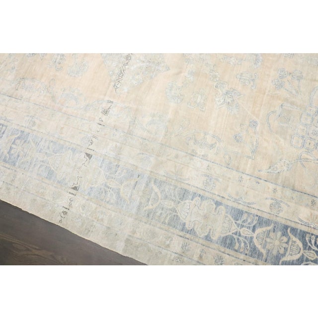 Early 20th Century Beautiful Persian Yazd Room Rug - 8'9" x 11'8" For Sale - Image 10 of 10