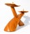 Mid-Century Modern Biomorphic Boomerang Wood Double Flame Candlestick, 1950s For Sale - Image 3 of 10