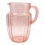 930s Hocking Glass 'Mayfair / Open Rose' Pink Depression Pitcher For Sale