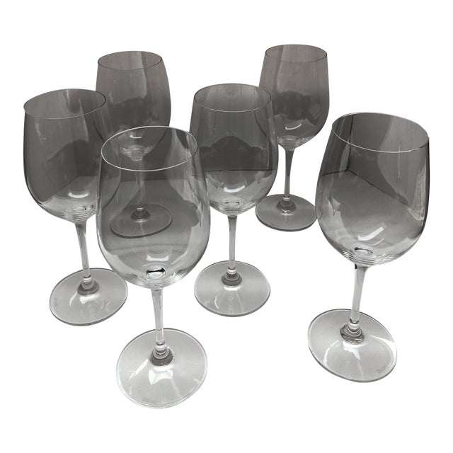 Riedel Crystal White Wine Glasses Set of 6 Chairish