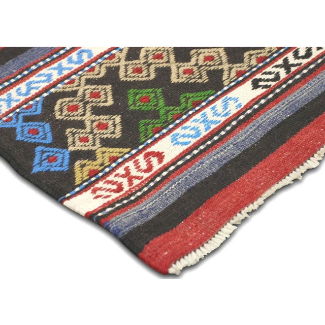 Traditional 1950s Turkish Kilim Rug For Sale - Image 3 of 6