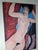 Textile Large Modernist Reclining Female Nude Original Oil Painting on Canvas, Mid-20th Century For Sale - Image 7 of 13