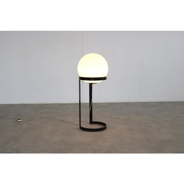 1980s Vintage Floor Lamp with Globe, 1980s For Sale - Image 5 of 13
