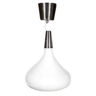 Danish Style Glass Hanging Pendant For Sale