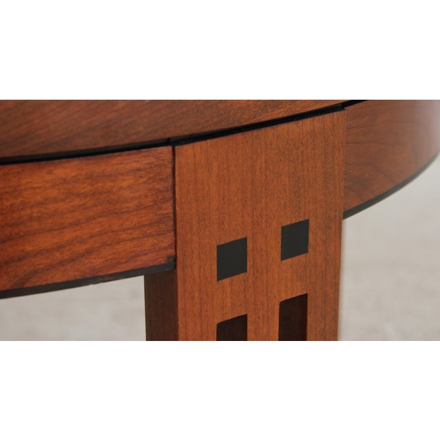 Brown Stickley Round Cherry End Table For Sale - Image 8 of 13