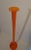 Orange Huge Orange Art Glass Luciano Vistosi MuranoCandlestick For Sale - Image 8 of 10