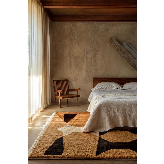 Saffron Runner Rug by Tapis Studio for Hommés Studio For Sale - Image 4 of 5