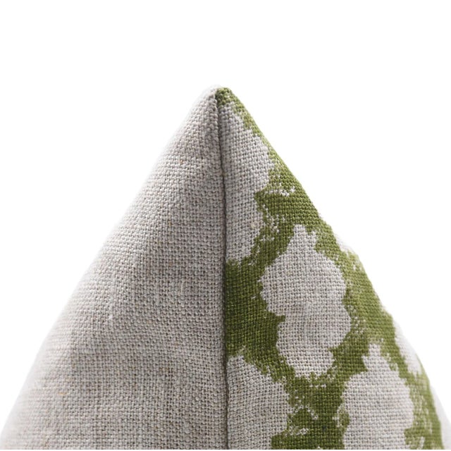 Fabdivine Linen Cushion Cover 16x16 Inch - Badal For Sale - Image 6 of 7
