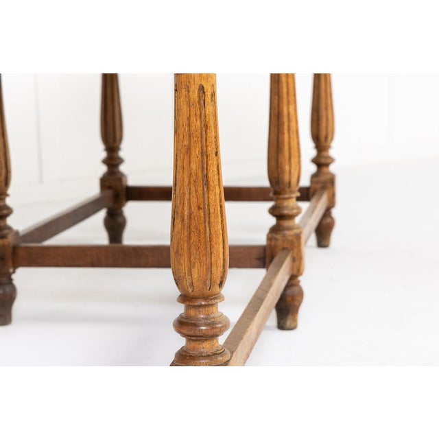 French Oak Drapers Table, 1900s For Sale - Image 6 of 8