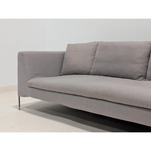 Grey Charles Sofa from B&B Italia For Sale - Image 5 of 13