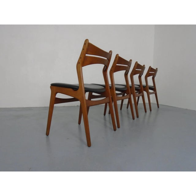 Teak Model 310 Dining Chairs by Erik Buch for Chr. Christensen, Denmark, 1960s, Set of 4 For Sale - Image 11 of 18