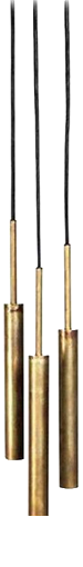 TAV 3 Brass Ceiling Lamp by Johan Carpner for Konsthantverk