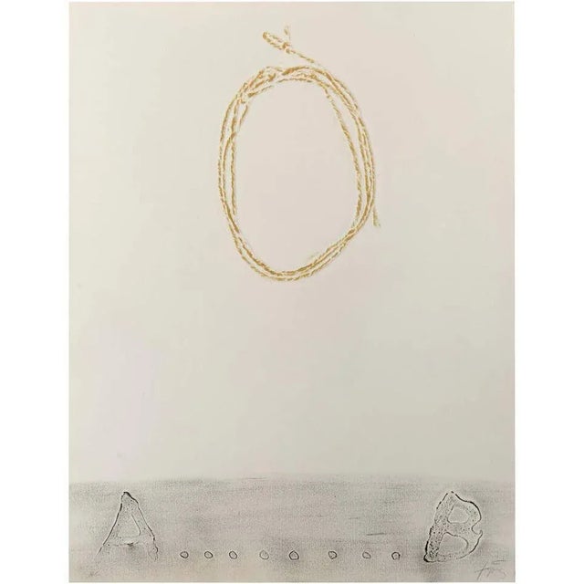 Antoni Tàpies, Cordill, 1971, Etching For Sale - Image 8 of 8
