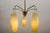 Gold Italian Chandelier with Original Glass, 1960s For Sale - Image 8 of 11