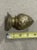 Pair of Vintage Solid Bras Artichoke Decor Curtain Rod Finials For Sale - Image 4 of 5