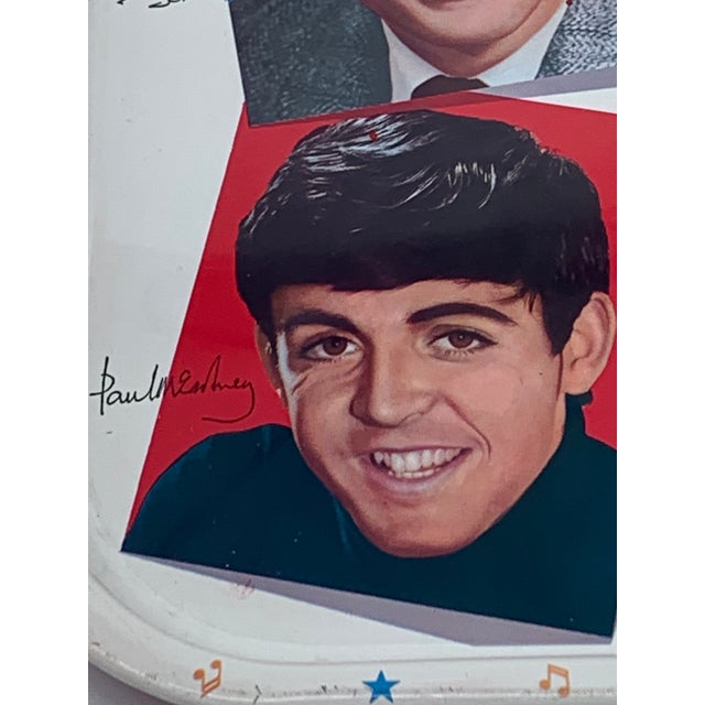 Beatles Serving Tray featuring portraits of the "Fab Four" with their (facsimile) autographs. Crafted by Worcester Ware...