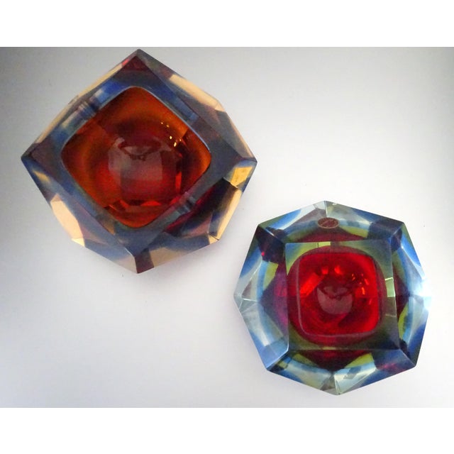 Vintage Murano Glass Bowl, 1960s For Sale - Image 9 of 14