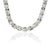 19th Century Style 100.3 Ct Aquamarine Silver Rivière 18 Inch Necklace & Drop Earrings - 3 Pieces For Sale - Image 11 of 15