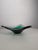 Murano Sommerso Art Glass Bowl in Green and Clear Glass, Italy, 1960s For Sale - Image 3 of 8