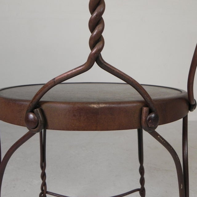 American Ice Cream Parlor Chair, 1940s For Sale - Image 17 of 18