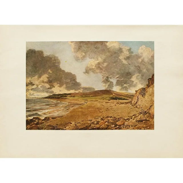 1956 After John Constable "Weymouth Bay", Vintage Full-Color Print For Sale In Dallas - Image 6 of 8