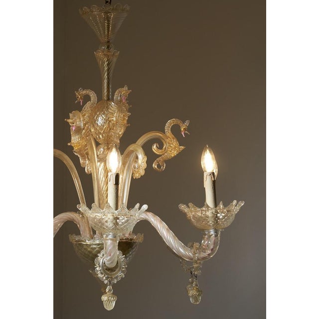 Murano Glass Sea Horse Chandelier by Barovier & Toso, 1900s For Sale - Image 11 of 16