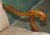 Antique French Walnut Armchair with Silk Damask Upholstery, 1880s For Sale - Image 6 of 17