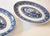 Vintage Flow Blue Willow Ironstone Platters- Set of Two For Sale - Image 6 of 9