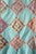 1950s Quilt Top in Aqua and Yellow in an Intricate Pattern For Sale - Image 10 of 11