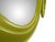 Late 20th Century Round Olive Green Mirrors, 1970s, Set of 2 For Sale - Image 5 of 8