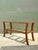 Mid-Century Modern Vintage Pencil Reed and Glass Console Table For Sale - Image 3 of 16