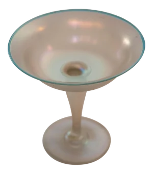 Antique Steuben Glassworks Verre De Soie Compote