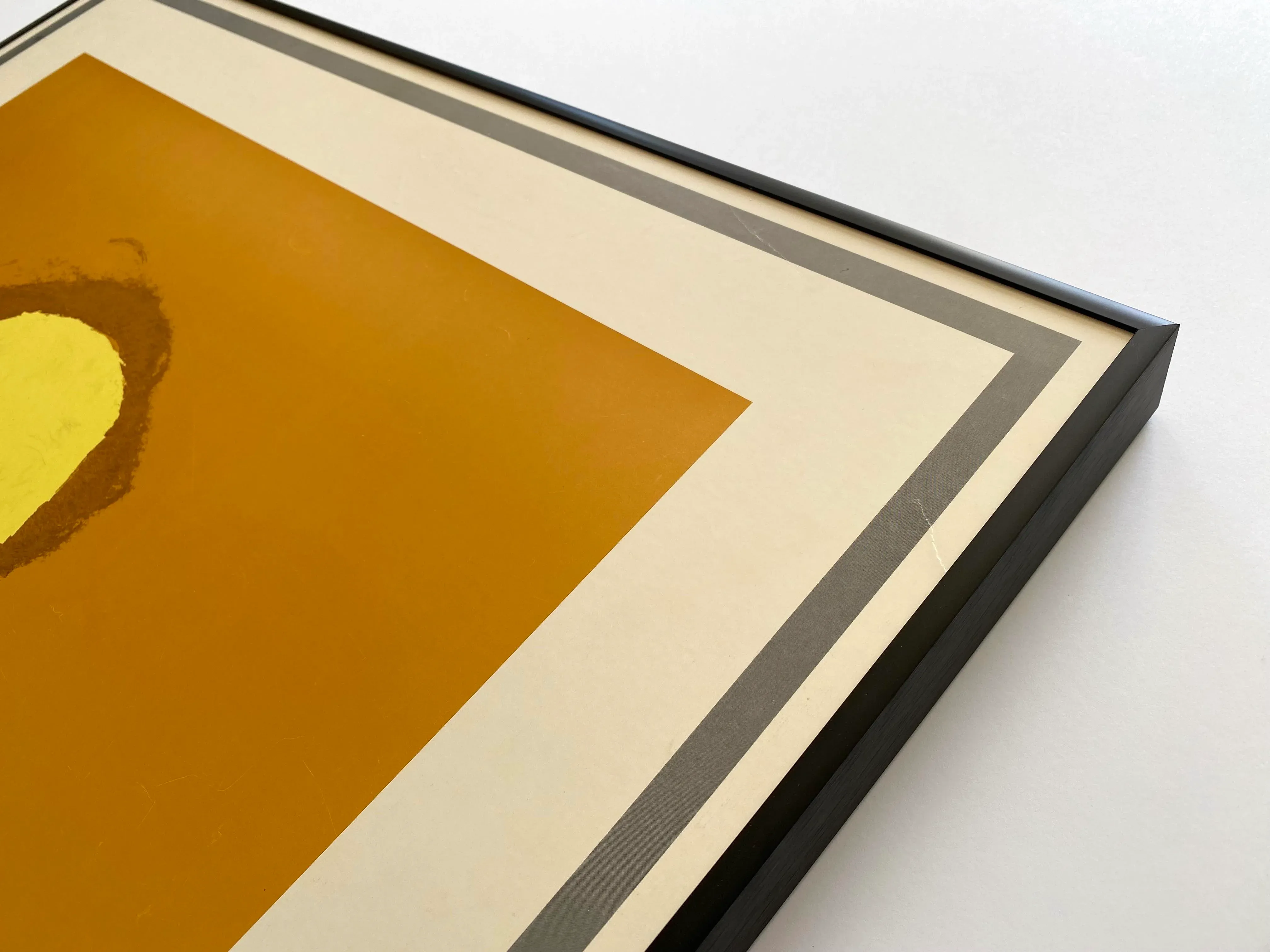 ADOLPH GOTTLIEB、UNTITLED、海外版超希少レゾネ、新品額装付 Adolph Gottlieb Vintage 1970 Abstract Expressionist Hand Signed