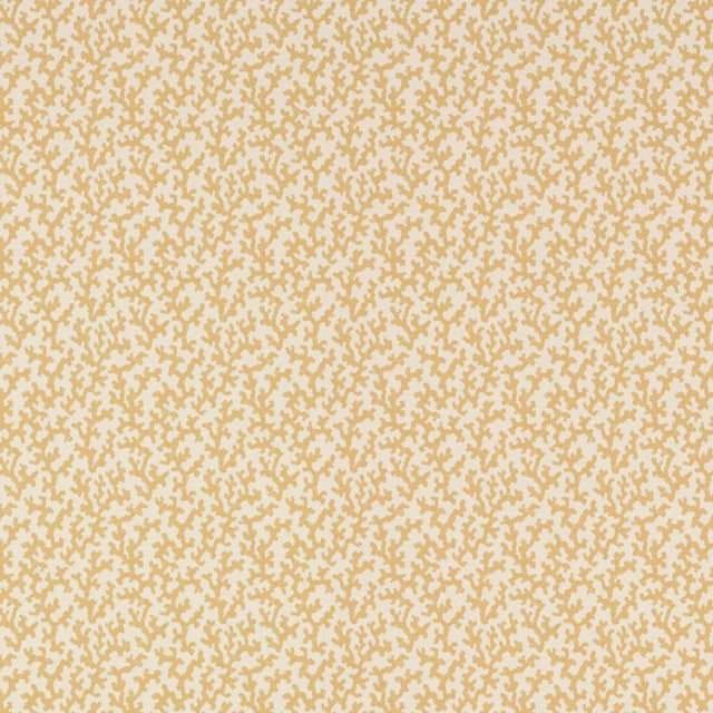 Contemporary Sample - Schumacher Folly Wallpaper in Straw For Sale - Image 3 of 3