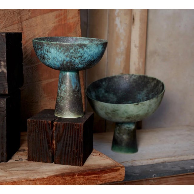 An iconic footed bowl in an oxidized bronze glaze that coordinates with decorative pieces from our Cenote collection. Each...