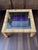 Vintage Wicker & Brass Coffee Table With New Glass Top For Sale - Image 4 of 5