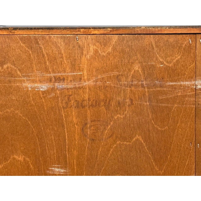 Edmond Spence, Concave Dresser, Stained Wood, Brass, Sweden, 1950s For Sale - Image 17 of 17