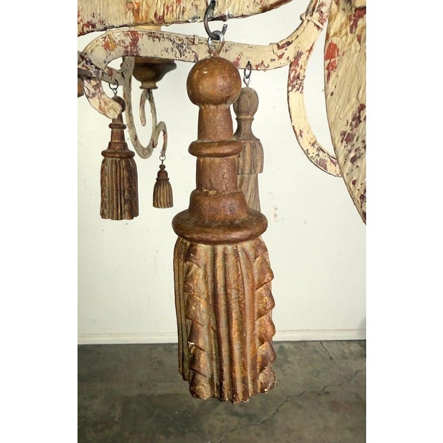 French Provincial Style Chandelier by Niermann Weeks-Pair Is Available For Sale - Image 9 of 12