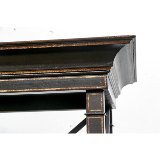 Vintage Tall Hollywood Regency Style Etagère Display Case For Sale - Image 9 of 9