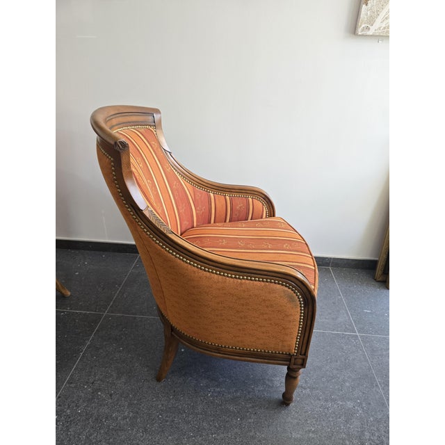 Red Wingback Armchairs from SE Manufacture, 1980s, Set of 2 For Sale - Image 8 of 18