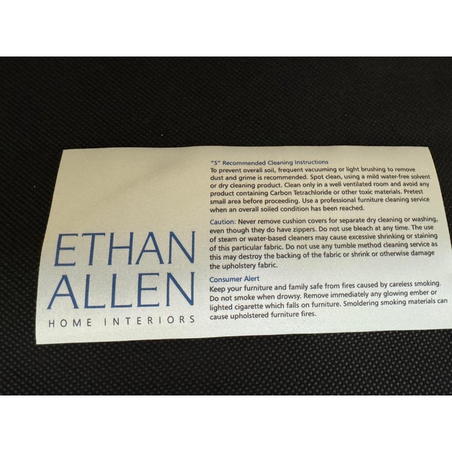 2000 - 2009 Ethan Allen French Louis XVI Style Armchairs, Pair For Sale - Image 5 of 12