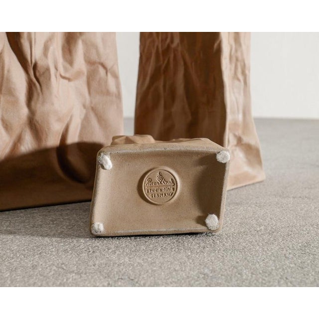 1970s Paper Bag Vases by Tapio Wirkkala, 1970s, Set of 3 For Sale - Image 5 of 6