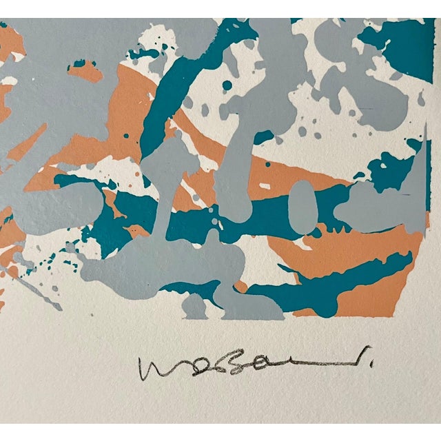 Walter Darby Bannard, Large Mandragora Abstract Expressionist Screenprint Lithograph Darby Bannard, c.1980 For Sale - Image 4 of 4