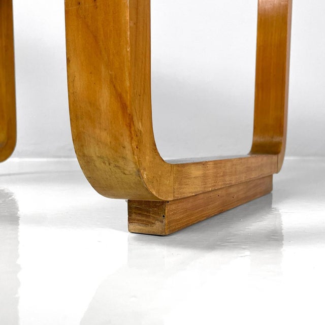 Italian Art Deco Wooden Coffee Table, 1940s For Sale - Image 15 of 16