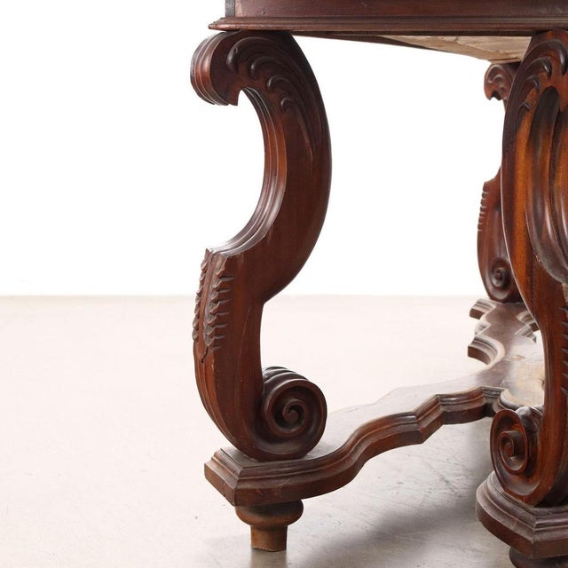 Desk in Poplar and Walnut For Sale - Image 6 of 10