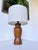 Brutalist Walnut Table Lamp, 1950s For Sale - Image 12 of 18