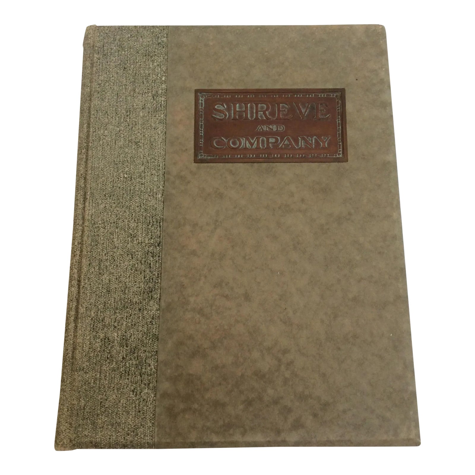 Shreve & Company Bronze Plaque Catalog Book Chairish
