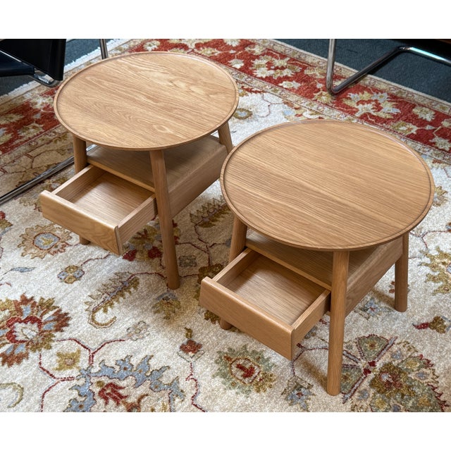 Design Plus Gallery presents a Pair of Edge Side Tables by Gabriel Tan for Design Within Reach. In everything he designs,...