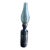 Vintage Mid Century 1960s Mini Hurricane Lantern Blue Glass For Sale